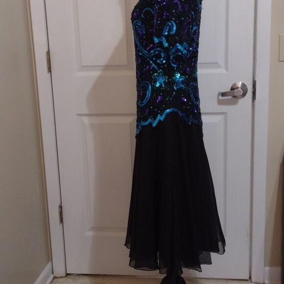 Brilliant by J.A Rare 80's/90's shoulder padded sequence beaded woman's size S - Picture 5 of 9